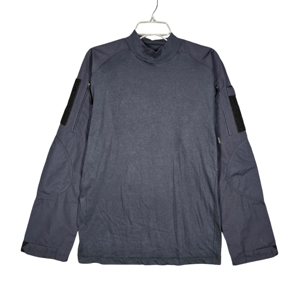 Tru-Spec Cordura Combat Shirt Mens Medium Blue Long Sleeve Cargo Base Layer